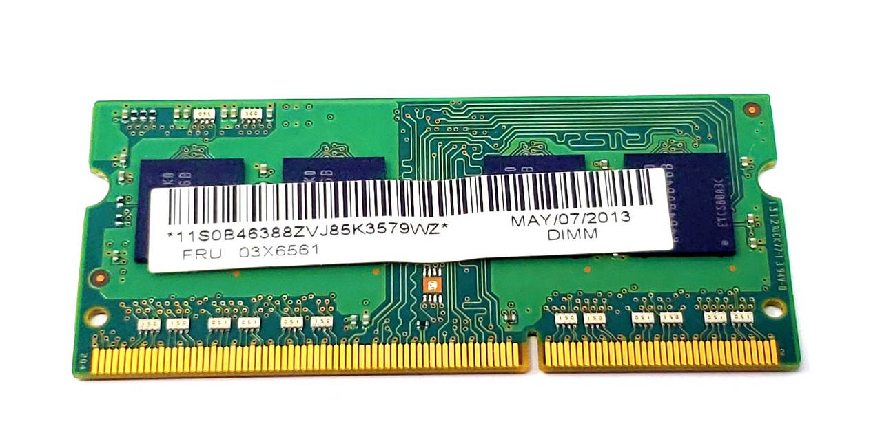 Elixir M2S4G64CB8HG5N-DI - 4GB (1x4GB) 1600Mhz PC3-12800S DDR3-1600 204-Pin  SODIMM Laptop Memory Ram