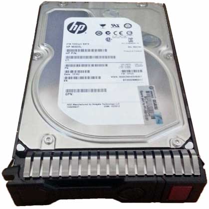 Hewlett-Packard (HP) MB2000GCEHK - 2TB 7.2K RPM 6G SATA MDL LFF 3.5" Hard Disk Drive (HDD) with Smart Carrier