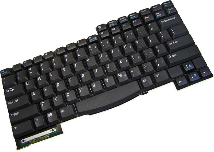 Dell 373XN - Black Keyboard US Layout for Inspiron 7000, 7500 - CPU Medics