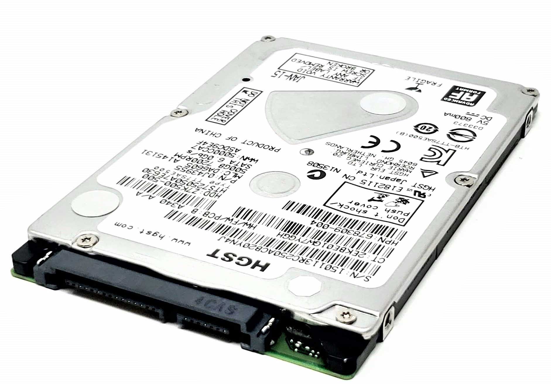 HP 790936-001 - 500GB 7.2K RPM SATA 7mm 2.5" Hard Drive HP 790936-001 - 500GB 7.2K RPM SATA 7mm 2.5" Hard Drive