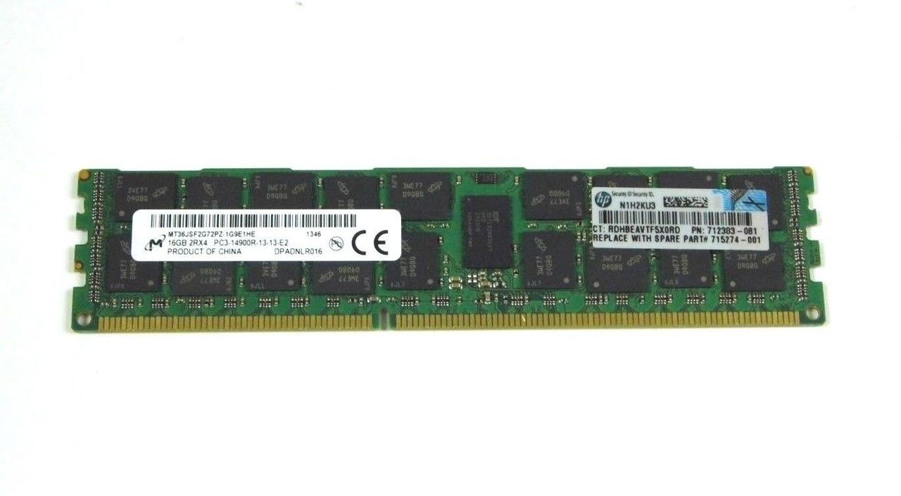 HP 715274-001 - SPS-DIMM 16GB PC3 14900R IPL 1Gx4