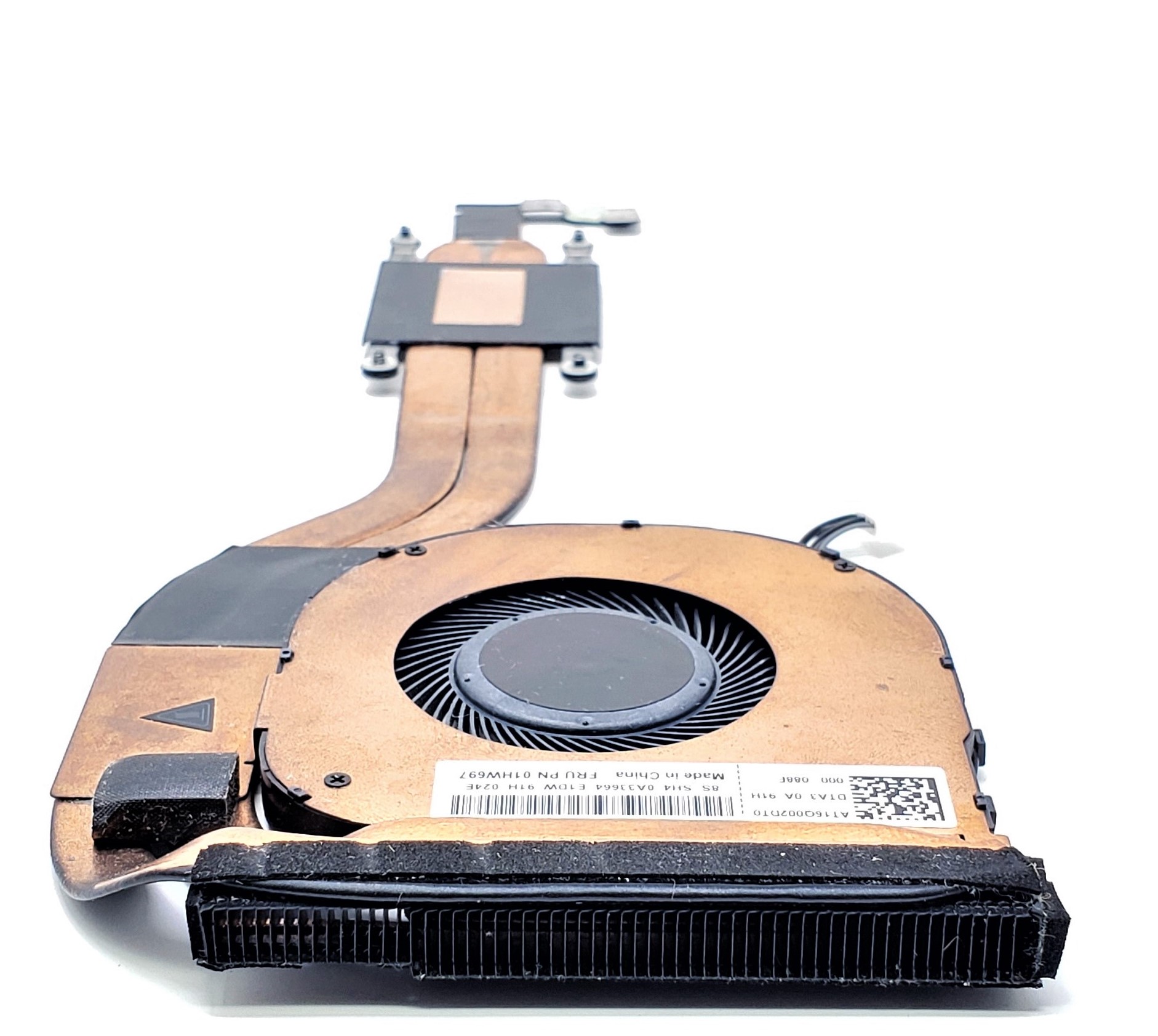 01HW697 - CPU Cooling Fan and Heatsink Assembly for ThinkPad T480s Series