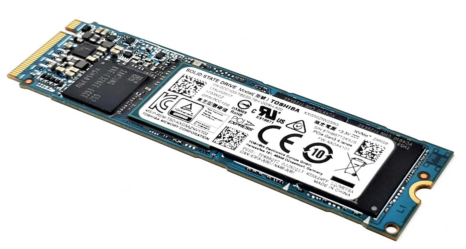 4XB0M52449 - 256GB M.2 PCIe NVMe 2280 MLC 3D-Nand SSD Solid State
