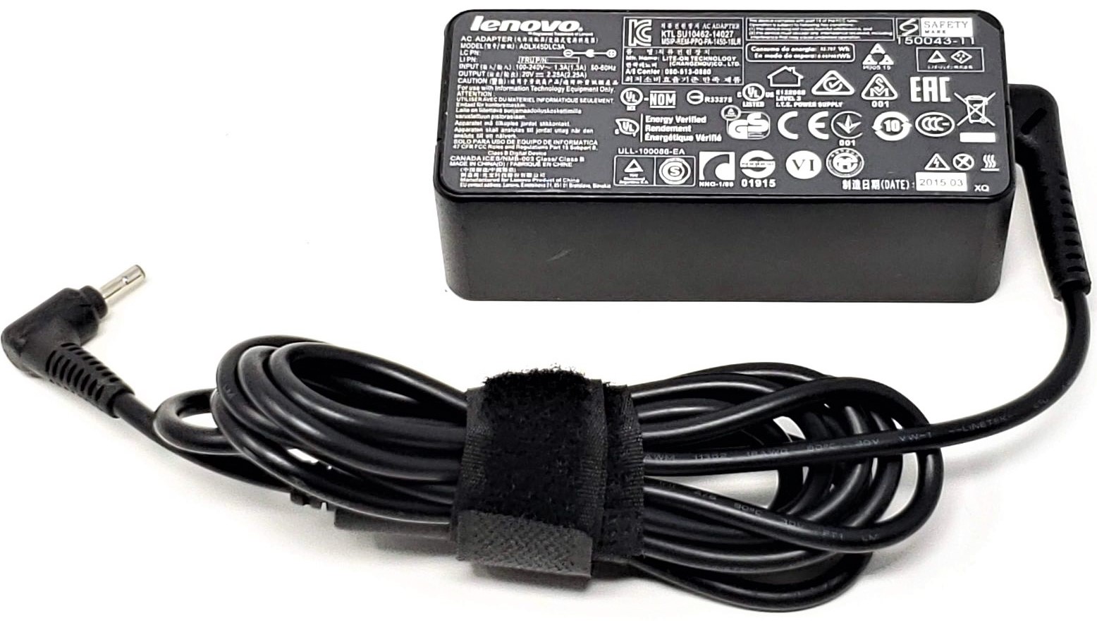 Lenovo GX20K02934 - 45W AC Adapter Charger with 1.1mm Connector Tip For Lenovo N21 Chromebook 80MG 80MG0000US 80MG0001US 80MG001US