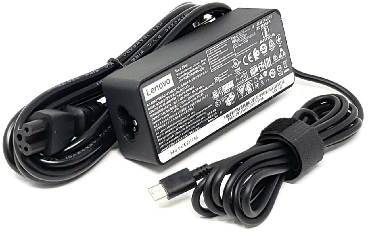 65W 45W USB-C Chargeur Ordinateur Portable Type C pour Lenovo ThinkPad T480  T580 E480 Yoga 720 730 920 C740 Chromebook C330 S330 N23 ANTWELON 20V