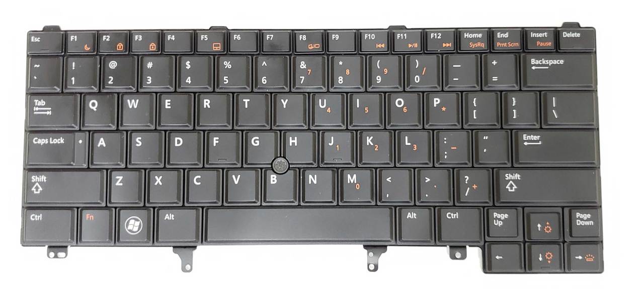 V118925AS - Black US Backlit Keyboard for Latitude E5420 E6320 E6420 E6440