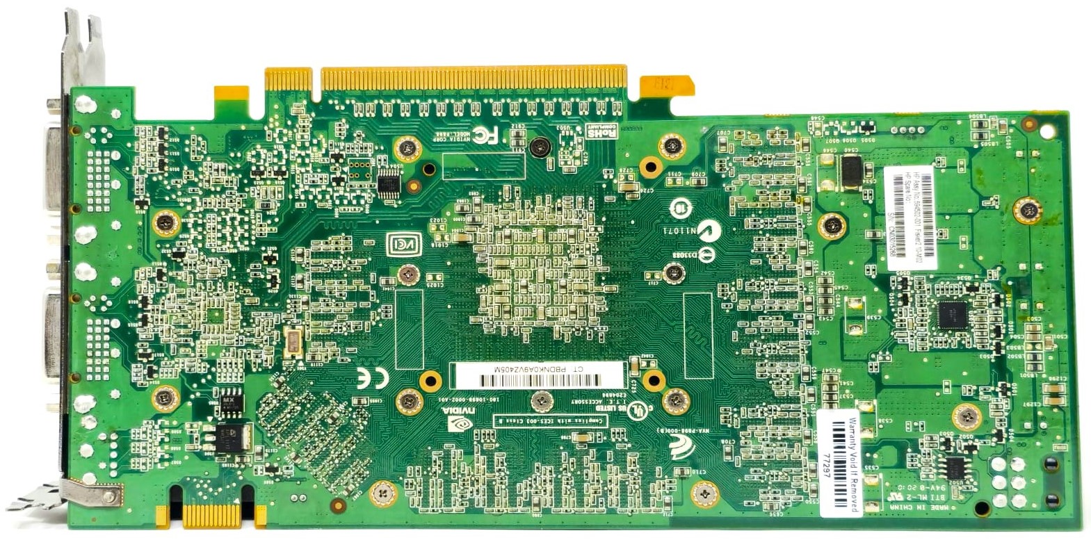 HP 594502-001 - 1.8GB / 1792MB GDDR3 Nvidia GeForce GTX 260 Fisker Dual DVI Video Graphics Card