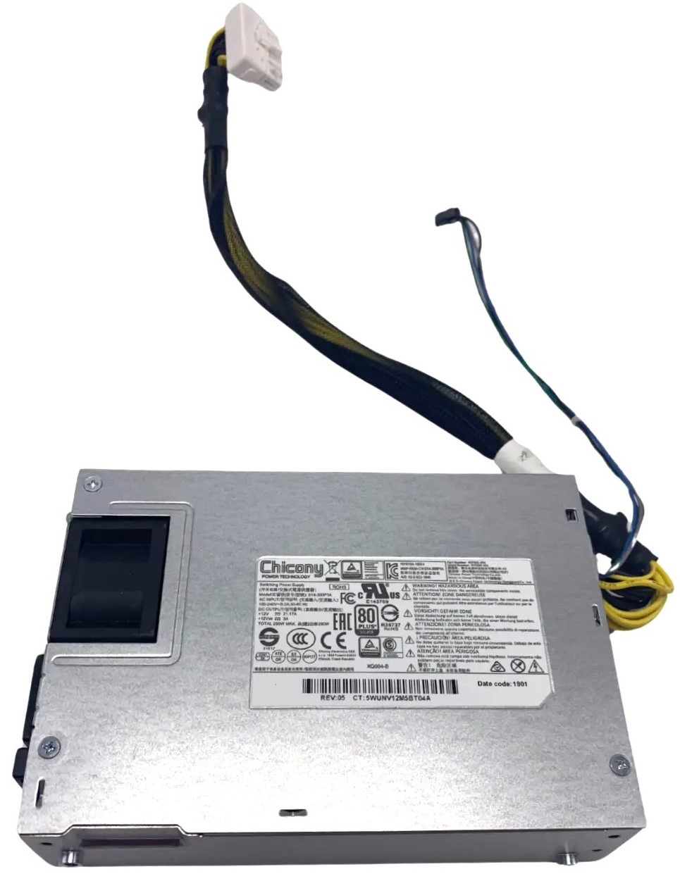 HP P07898-001 - 290W 1U NHP Power Supply for HPE ProLiant DL20 G10 Gen10