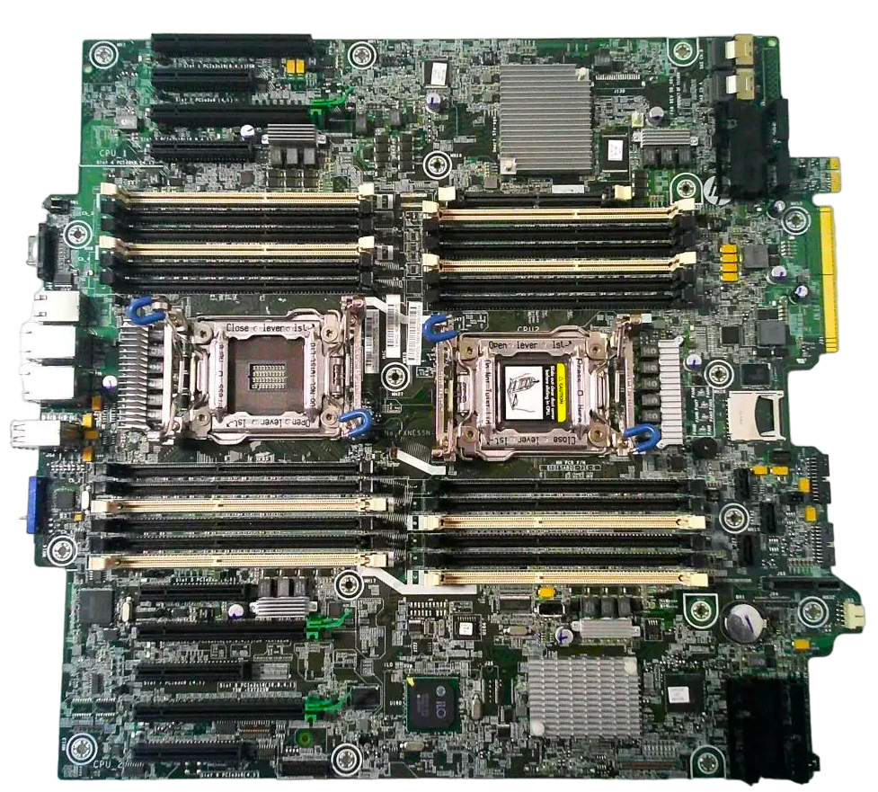 HP 667253-001 - System I/O board (motherboard) - Includes subpan