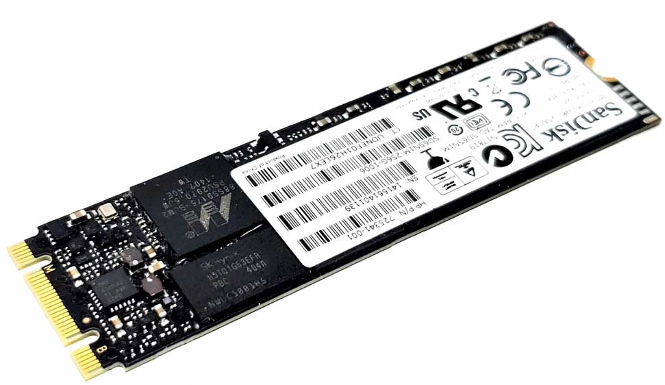 HP 823956-001 - 256GB solid-state drive (SSD) - M.2 SATA-3 interface