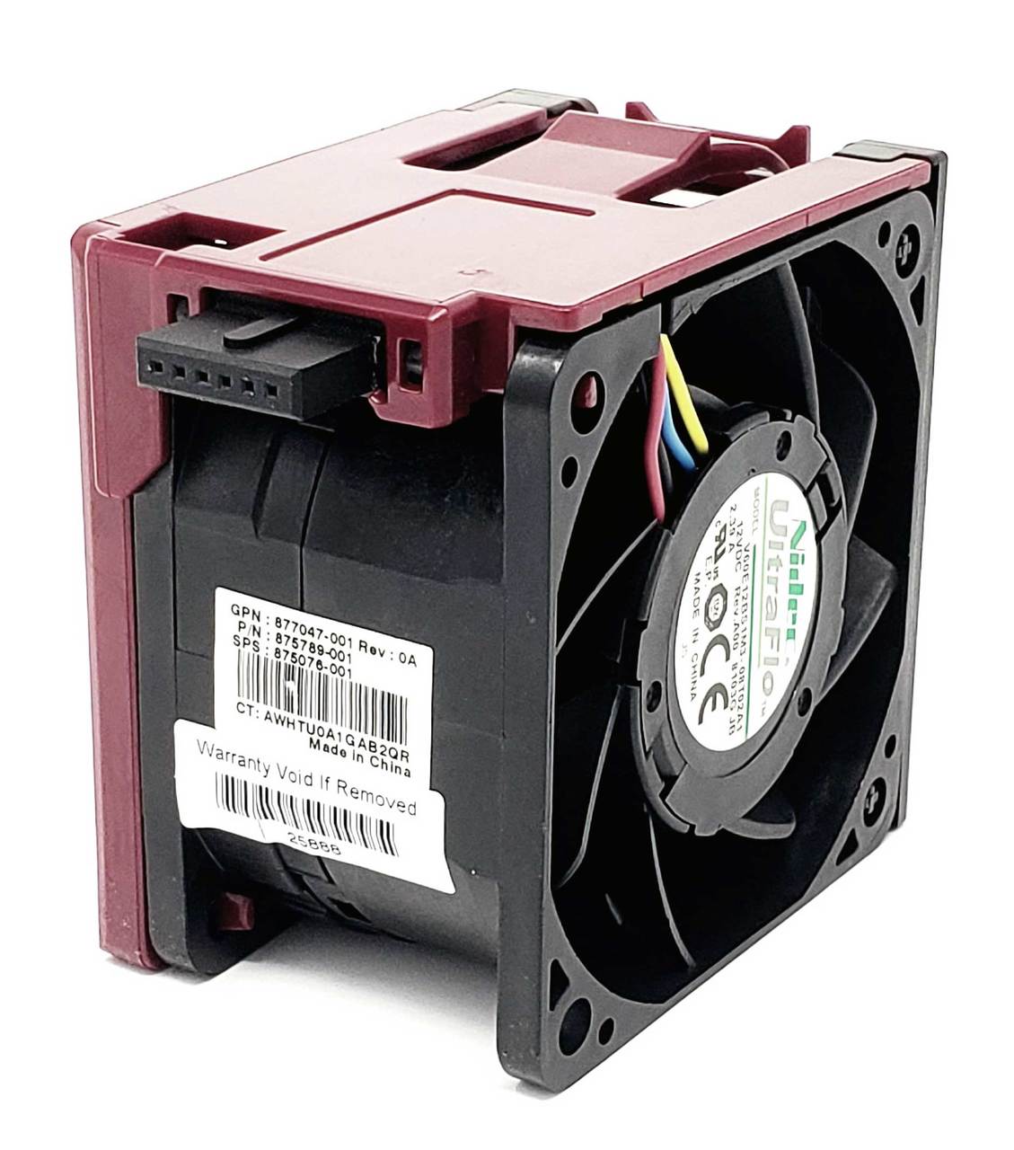 HP 875788-001 - 60mm High Performance Fan for ProLiant DL380 DL560 Gen10 G10 HP 875788-001 - 60mm High Performance Fan for ProLiant DL380 DL560 Gen10 G10