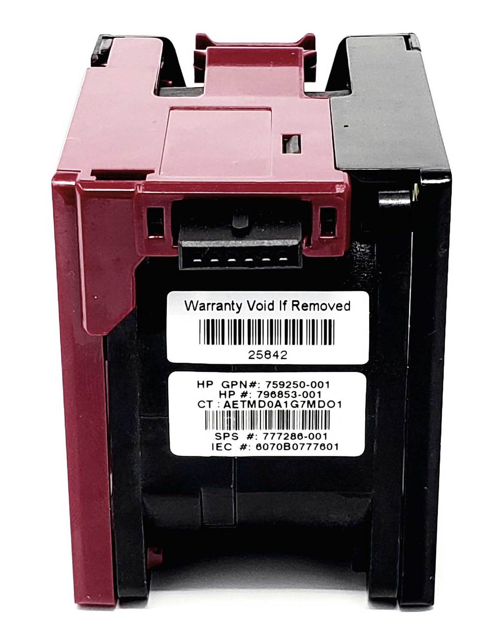 HP V60E12BS1M3-08T062 - 60mm High Performance Hot Plug Fan Module for ProLiant DL380 DL560 Gen9 G9