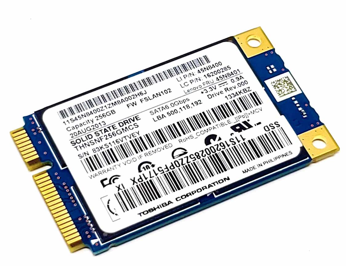 HP F3Y37AV - 256GB 6Gb/s mSATA MLC Solid State SSD