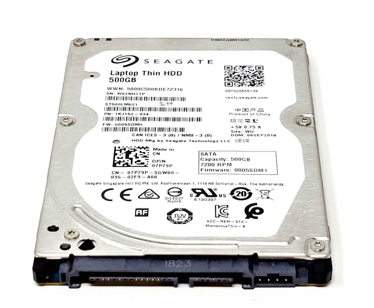 HP 718475-001 - 500GB SATA hard disk drive (Seagate) - 7,200 RPM