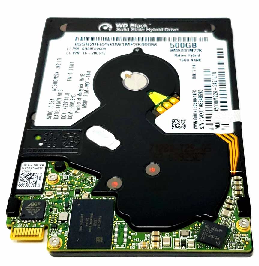 HP 762179-005 - 500GB 7.2K RPM 5mm 2.5" SFF-8784 SATA Express SSHD Hard Drive