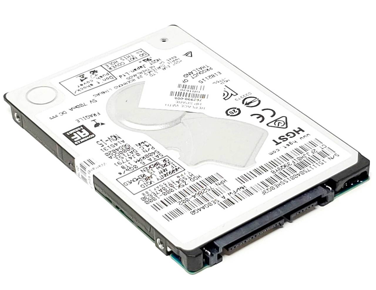 HP 762888-858 - 1TB 5.4K RPM SATA 7mm 2.5" Hard Drive