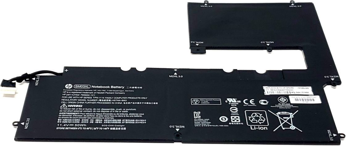 767069-006 - SM03XL 3-Cell Battery for HP Envy 15-c Series