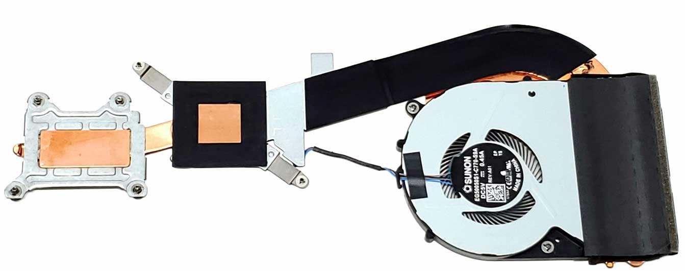 HP 821185-001 - Fan and Heatsink Assembly - For use in models with discrete graphics