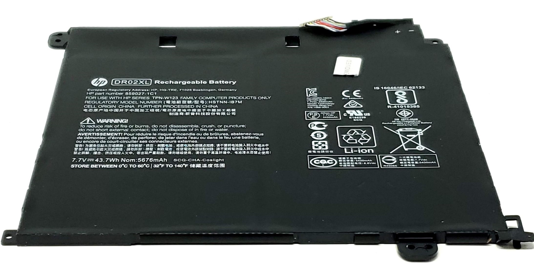 HP 859357-855 - DR02XL Battery for HP Chromebook 11-v000