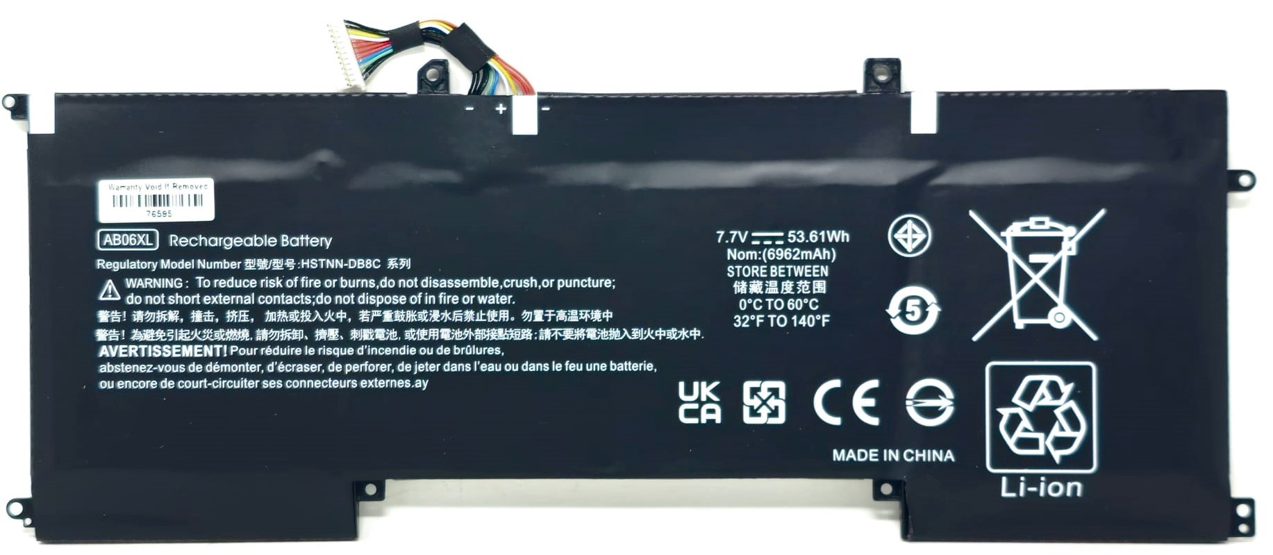 921438-855 - 6-Cell AB06XL ABO6XL Battery for HP Envy 13 13-AD 13-AD000 13-AD100