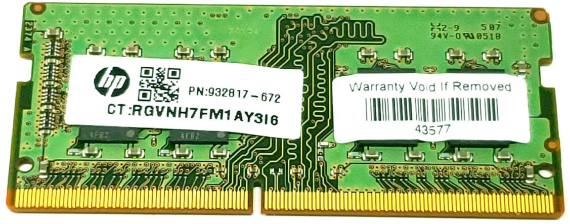 8GB DDR4 SODIMM Laptop Memory – PC4-2666V – Major Brand (SK Hynix / Samsung / Micron)