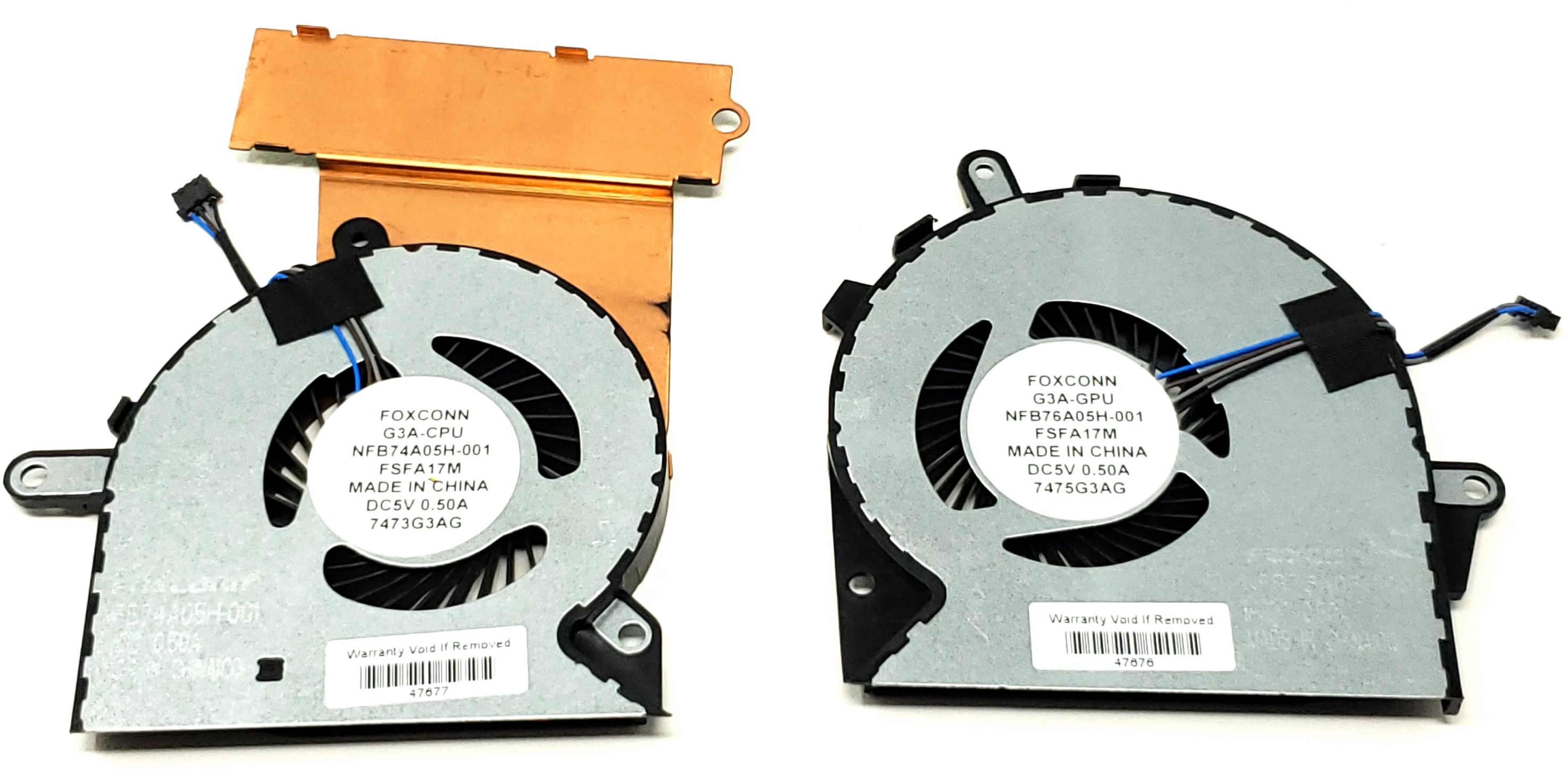 HP L22261-001 - Left and Right CPU GPU Cooling Fan Kit for HP Omen 15-CE HP L22261-001 - Left and Right CPU GPU Cooling Fan Kit for HP Omen 15-CE