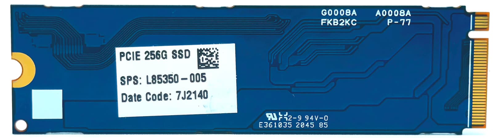 HP L25205-001 - 256GB NVMe PCIe Gen3 x4 M.2 2280 SSD for Latitude XPS Precision HP EliteBook ProBook ThinkPad Ideapad