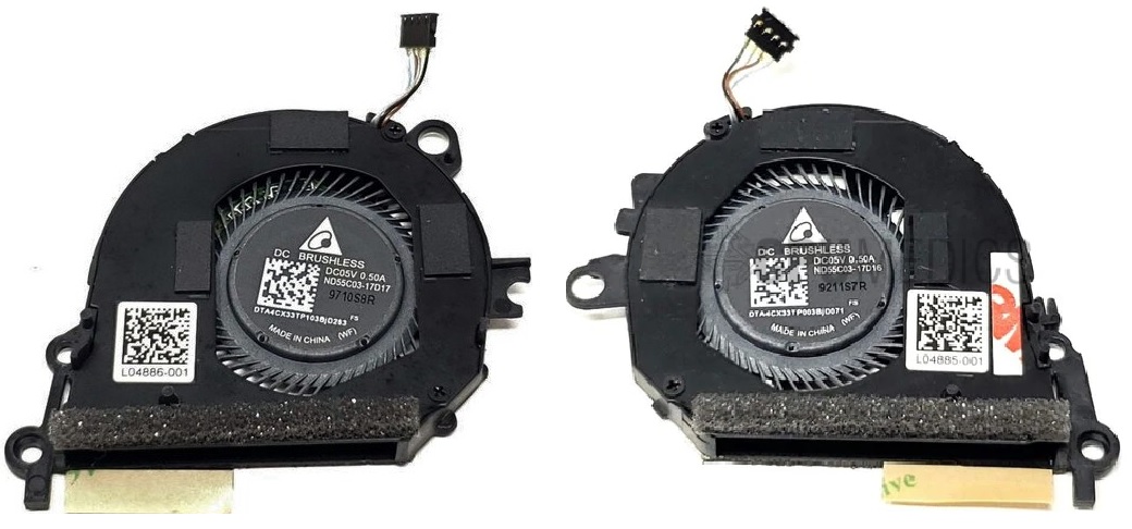 HP L36046-001 - Left and Right Cooling Fan Kit for HP Spectre