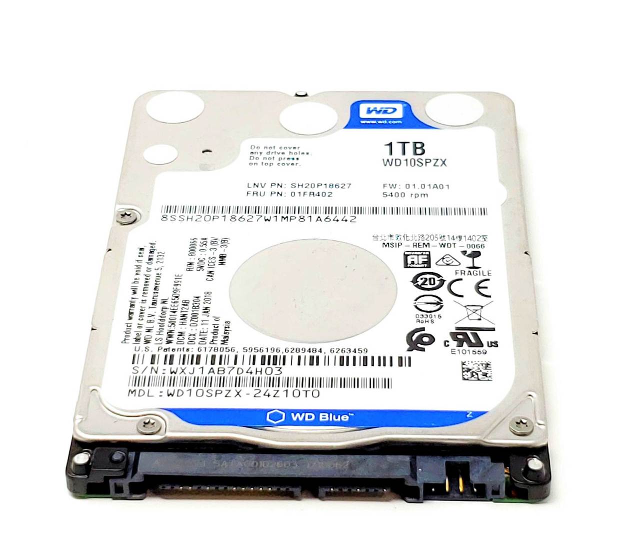 Dell YYFN4 - 1TB 5.4K RPM SATA 7mm 2.5