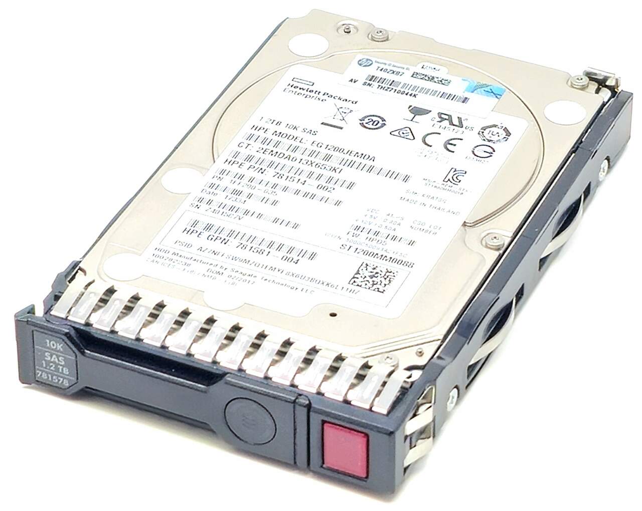 HP EG001200JWJNK - 1.2TB 10K RPM 12Gbps SAS 2.5