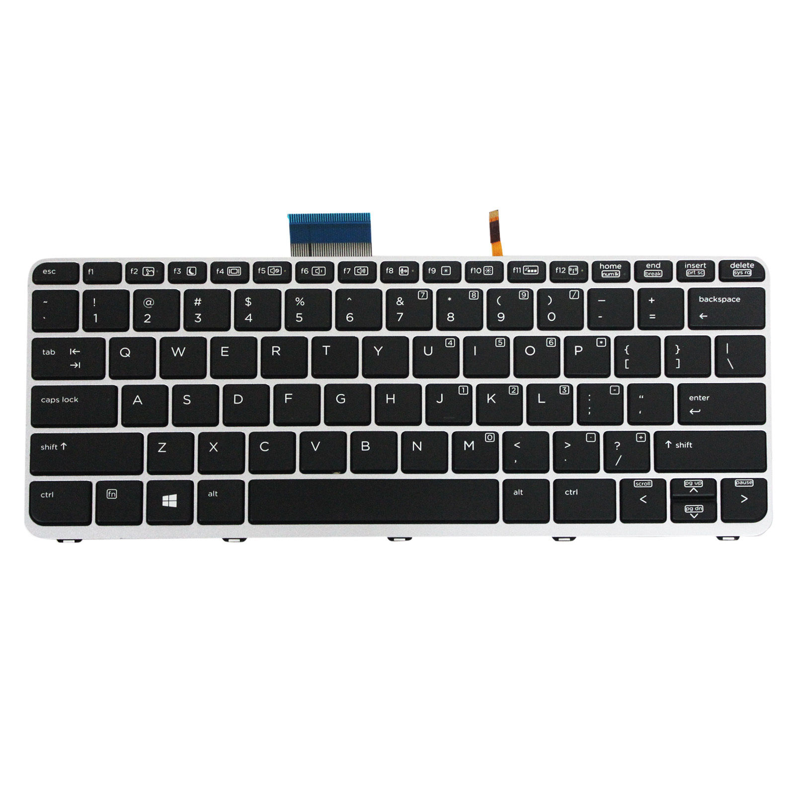 HP 804214001 Keyboard with backlight Spillresistant design with