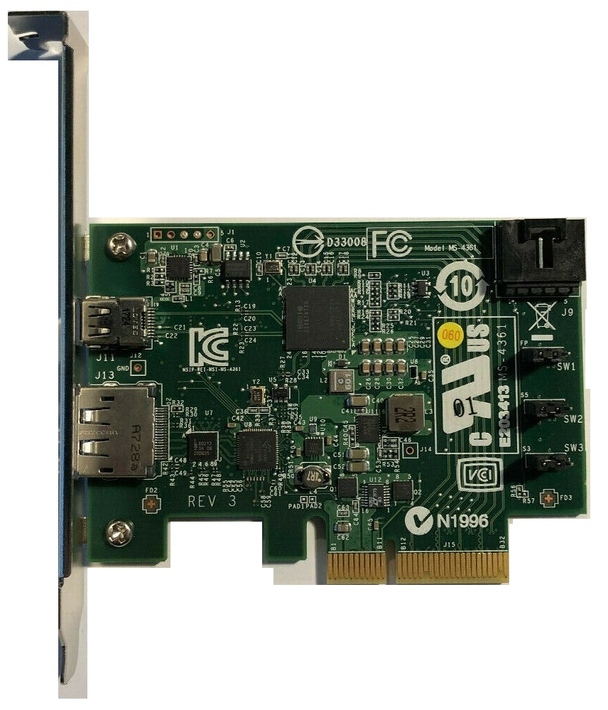 HP 743098-002 - Thunderbolt-2 branded PCIe card - With I/O cable