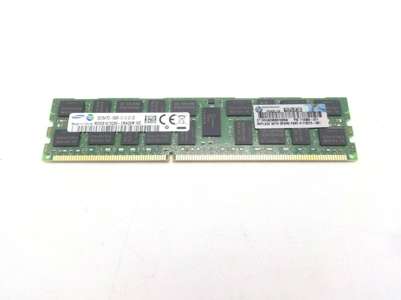 Samsung M393B1K70QB0-CMAQ8M - SPS-DIMM 8GB PC3 14900R IPL 512Mx4
