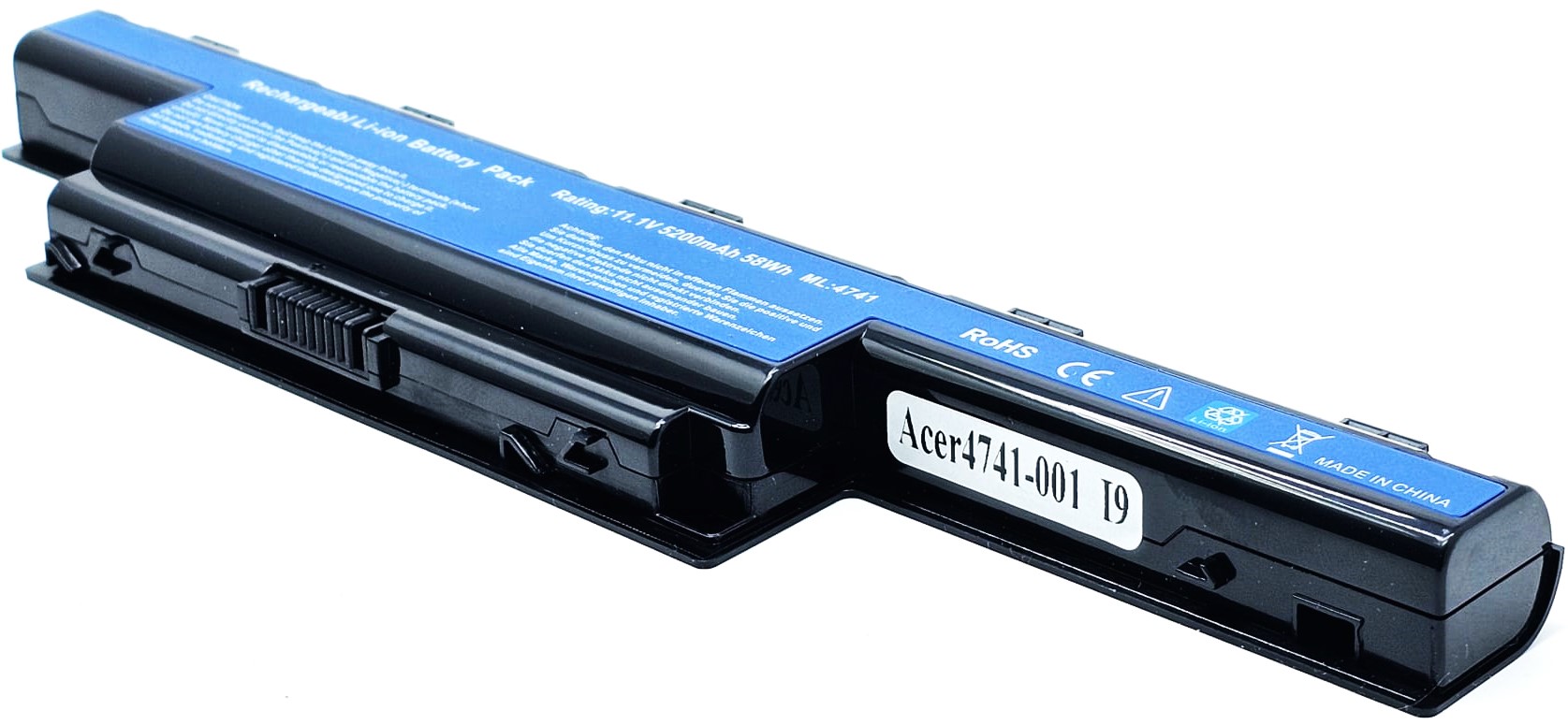 Batterie d'ordinateur portable pour Acer Aspire 4625G, AK.006BT.081,  AS10B41, BT.00603.110, BT.00605.061, BT.00607.123