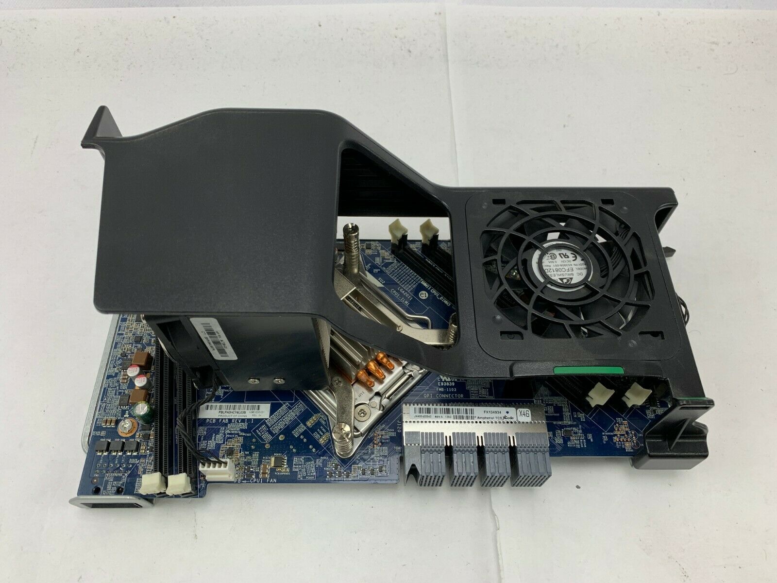 HP 653906-001 - HP Z620 2nd Processor Board w/ Fan and Airguide