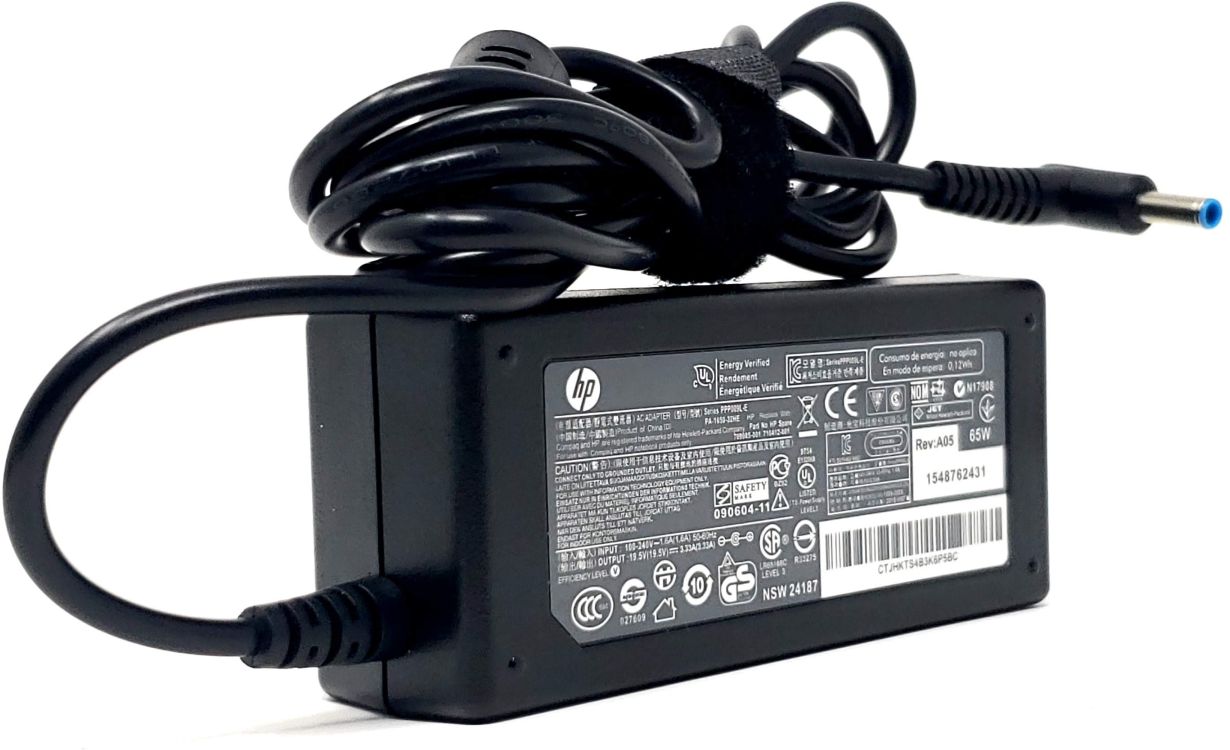 HP 709985-004 - 65W 19.5V 3.33A 3.0mm Blue Connector AC Adapter