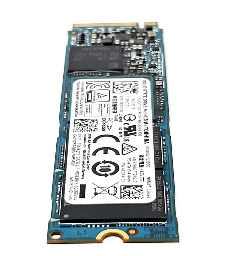 Toshiba THNSN5256GPU7 - 256GB M.2 PCIe NVMe 2280 MLC 3D-Nand SSD Solid  State - CPU Medics
