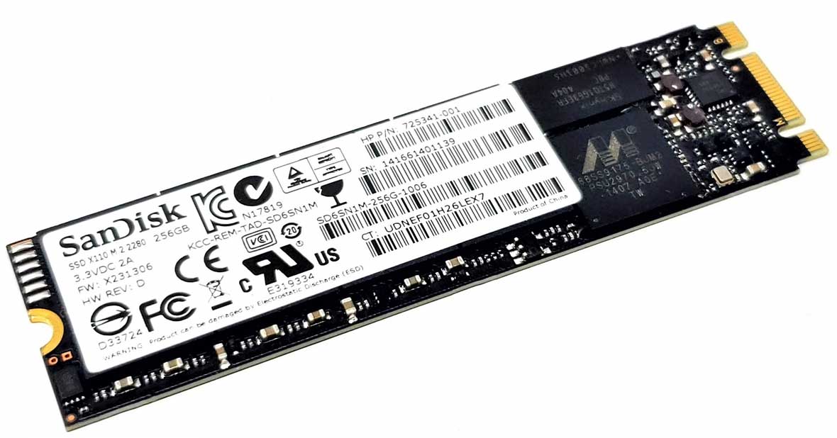 6FFK6 - 256GB M.2 2280 SATA III NGFF Solid State SSD 6FFK6 - 256GB M.2 2280 SATA III NGFF Solid State SSD