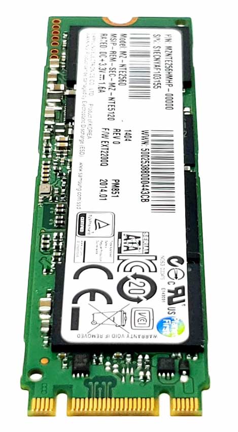 HP 836108-002 - 256GB M.2 2280 SATA III NGFF Solid State SSD