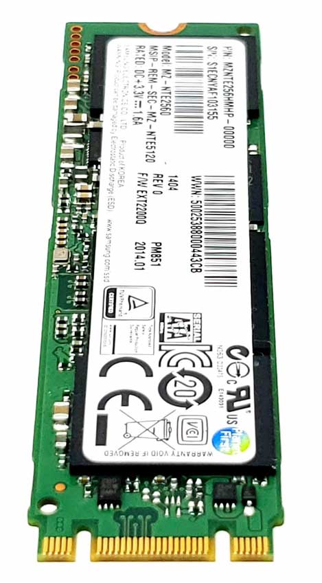 HP 847476-001 - 256GB M.2 2280 SATA III NGFF Solid State SSD