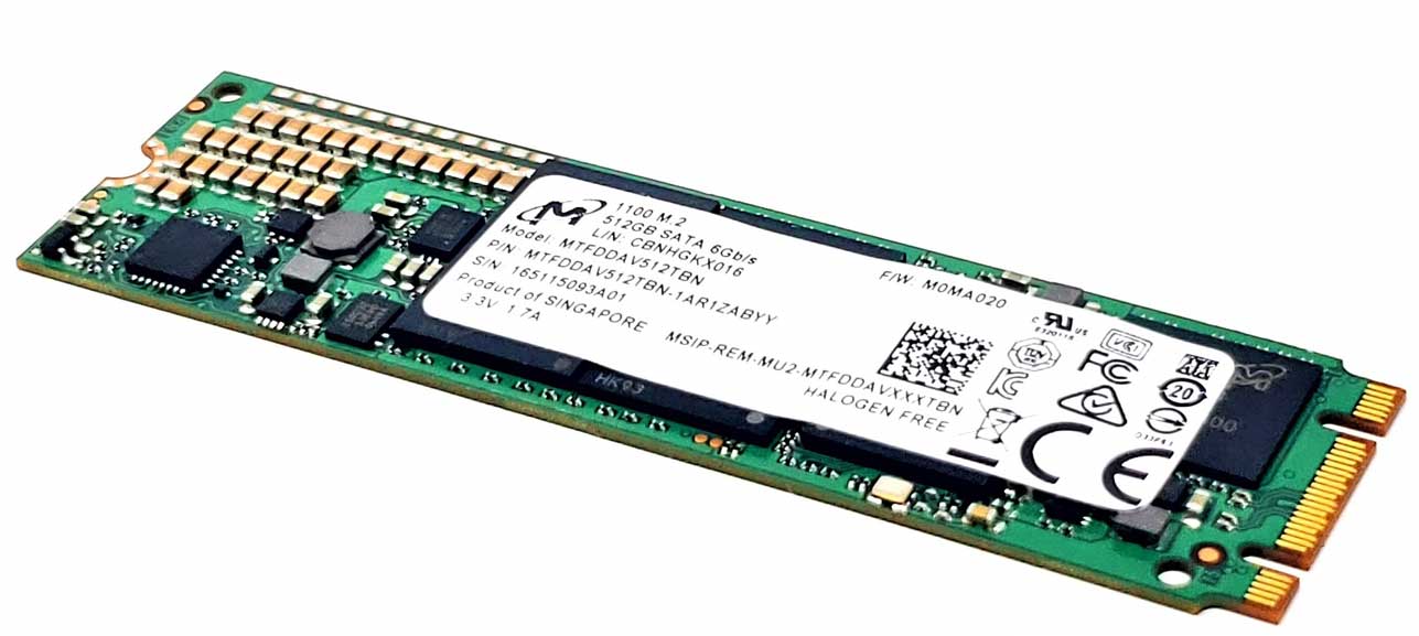 Micron MTFDDAV512TBN-1AR15FCHA - 512GB M.2 2280 SATA III NGFF Solid State SSD