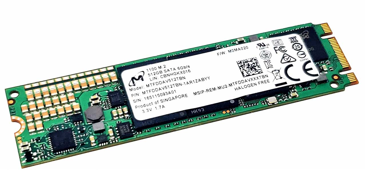 Micron MTFDDAV512TBN-1AR1ZABHA - 512GB M.2 2280 SATA III NGFF