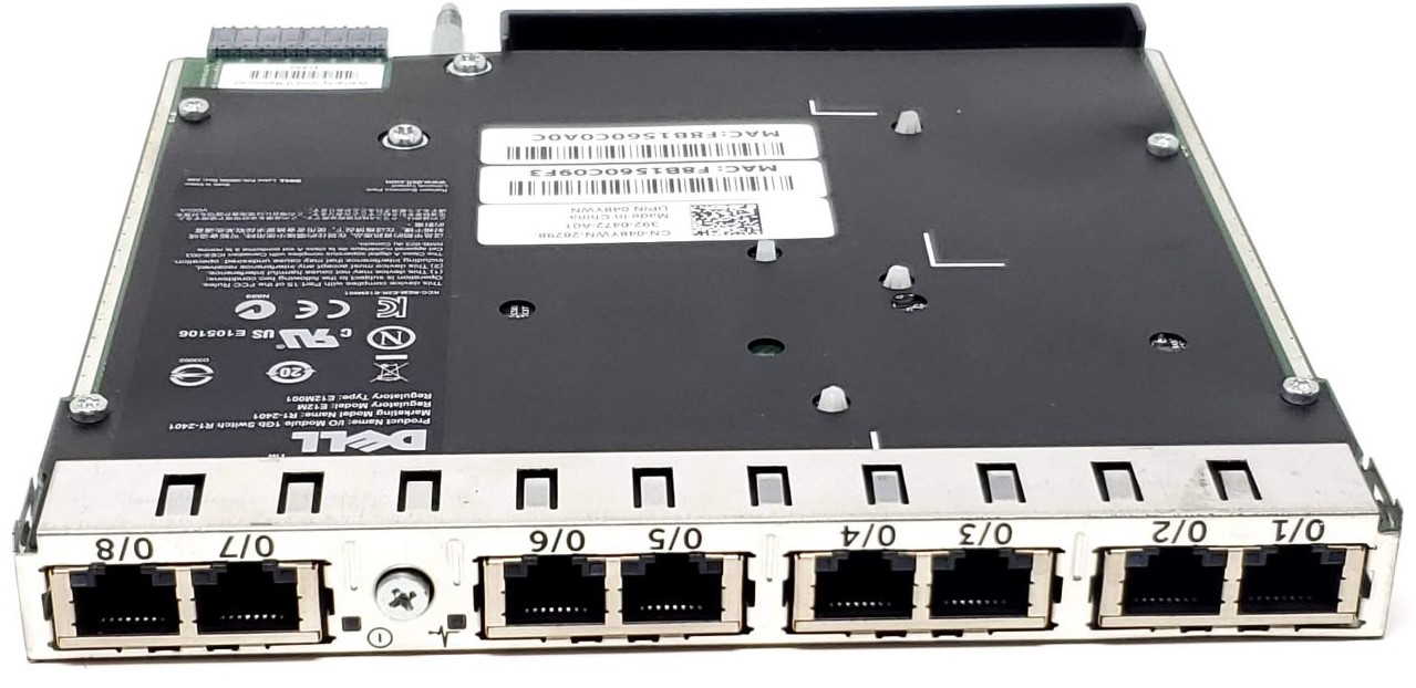 PX3NW - 1GB Switch Box Module 8 Port for Poweredge VRTX