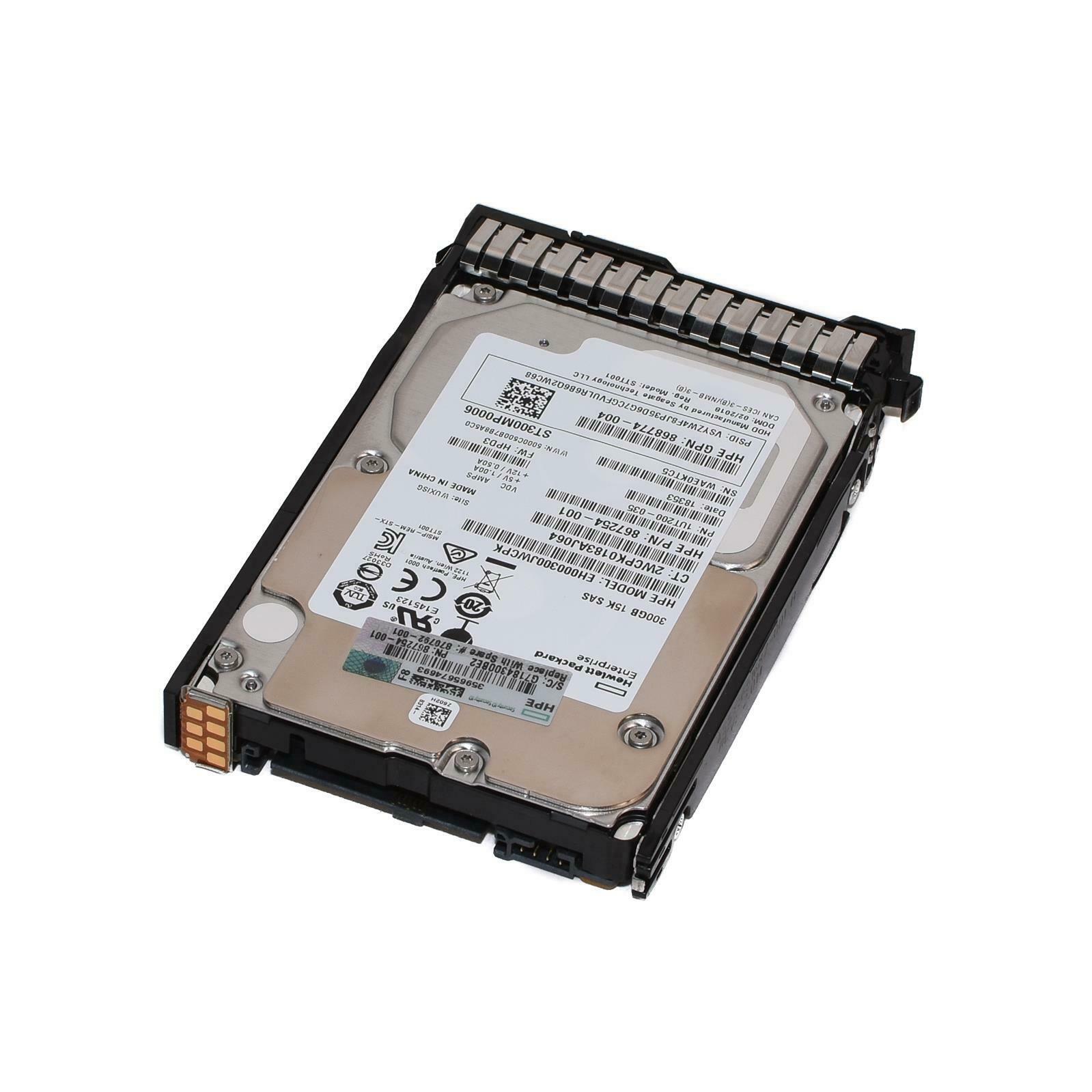 HP 868774-004 - 300GB 15K RPM 12G 256MB Cache SAS 2.5