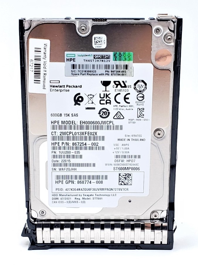Seagate ST600MP0006 - 600GB 15K RPM 12G SAS 2.5