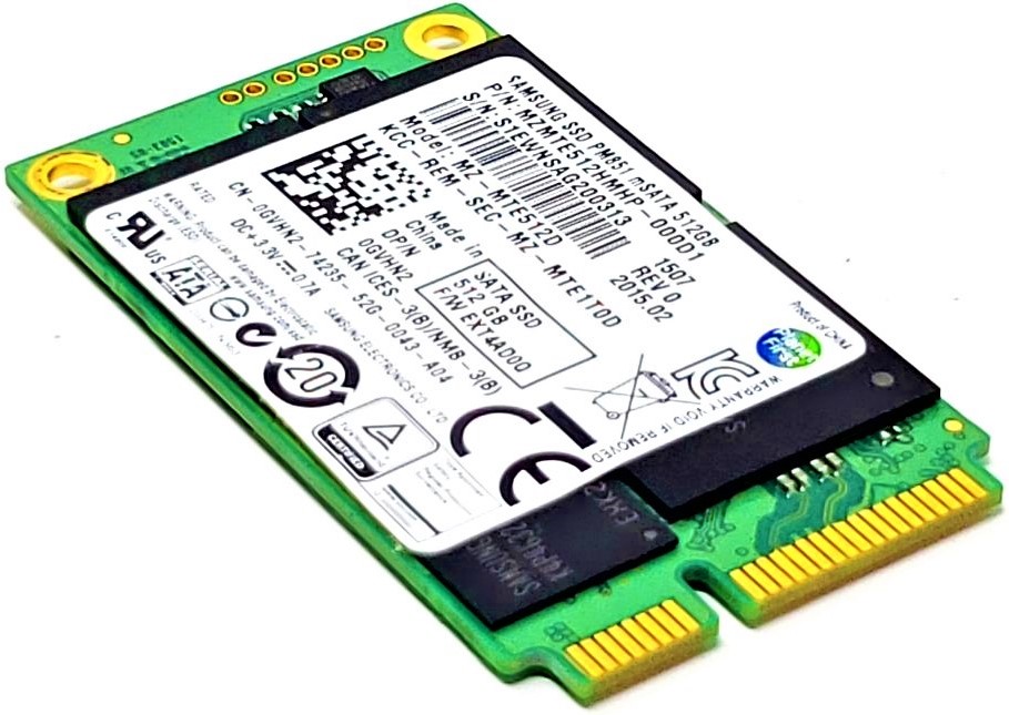 Samsung MZ-MTD5120 - 512GB 6Gb/s mSATA Mini PCI-E Solid State SSD