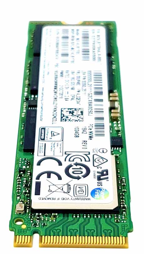 HP 932527-850 - 1TB M.2 2280 NGFF PCIe NVMe Gen3x4 Solid State SSD