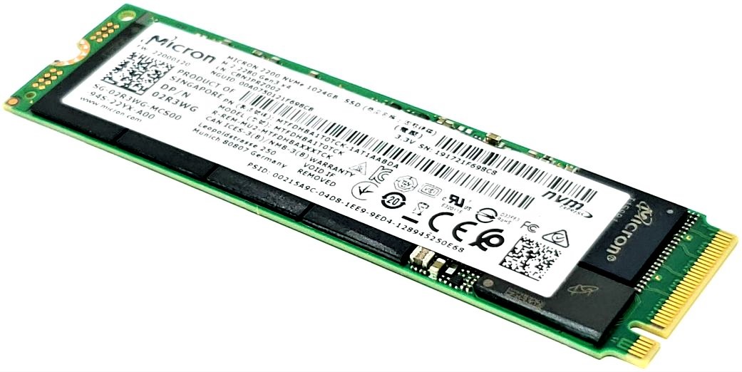 0CVM2 - 1TB M.2 2280 NGFF PCIe NVMe Gen3x4 Solid State SSD