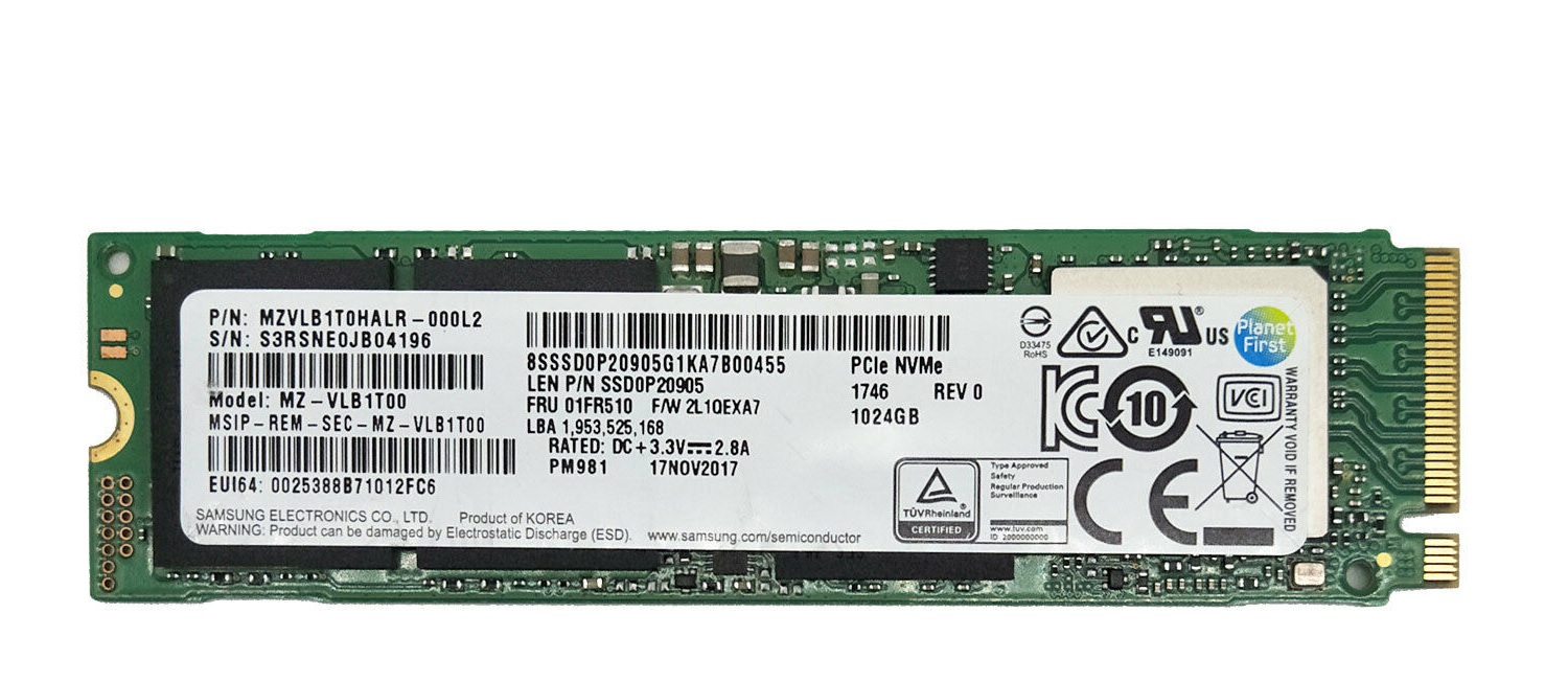 XPG SX8200 - 960GB M.2 2280 NGFF PCIe NVMe Gen3x4 Solid State SSD