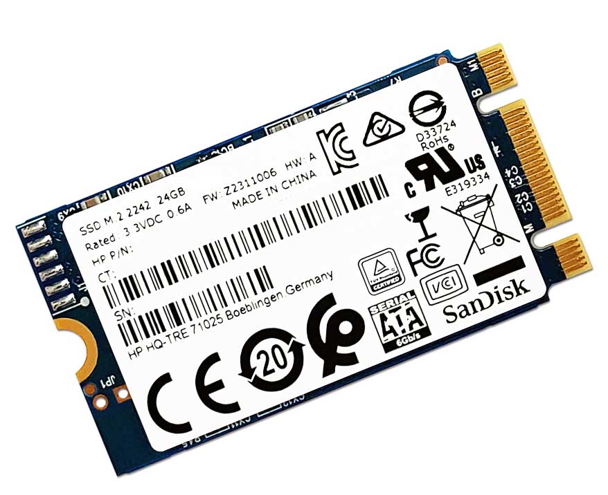 Toshiba THNSNX024GMNT - 24GB 6Gb/s M.2 NGFF 2242 42mm Solid State SSD